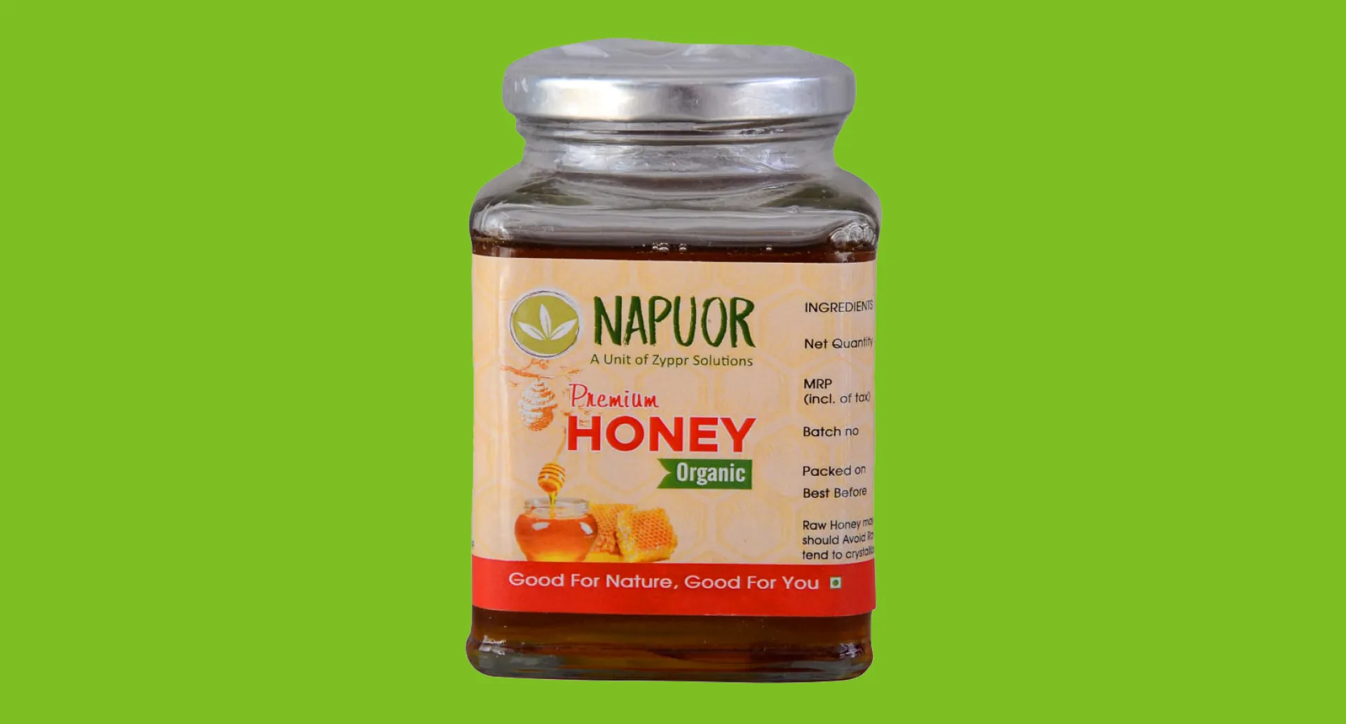 Organic Wild Raw Honey, 100 Percent Natural And Organic Certified And Good For Your Health