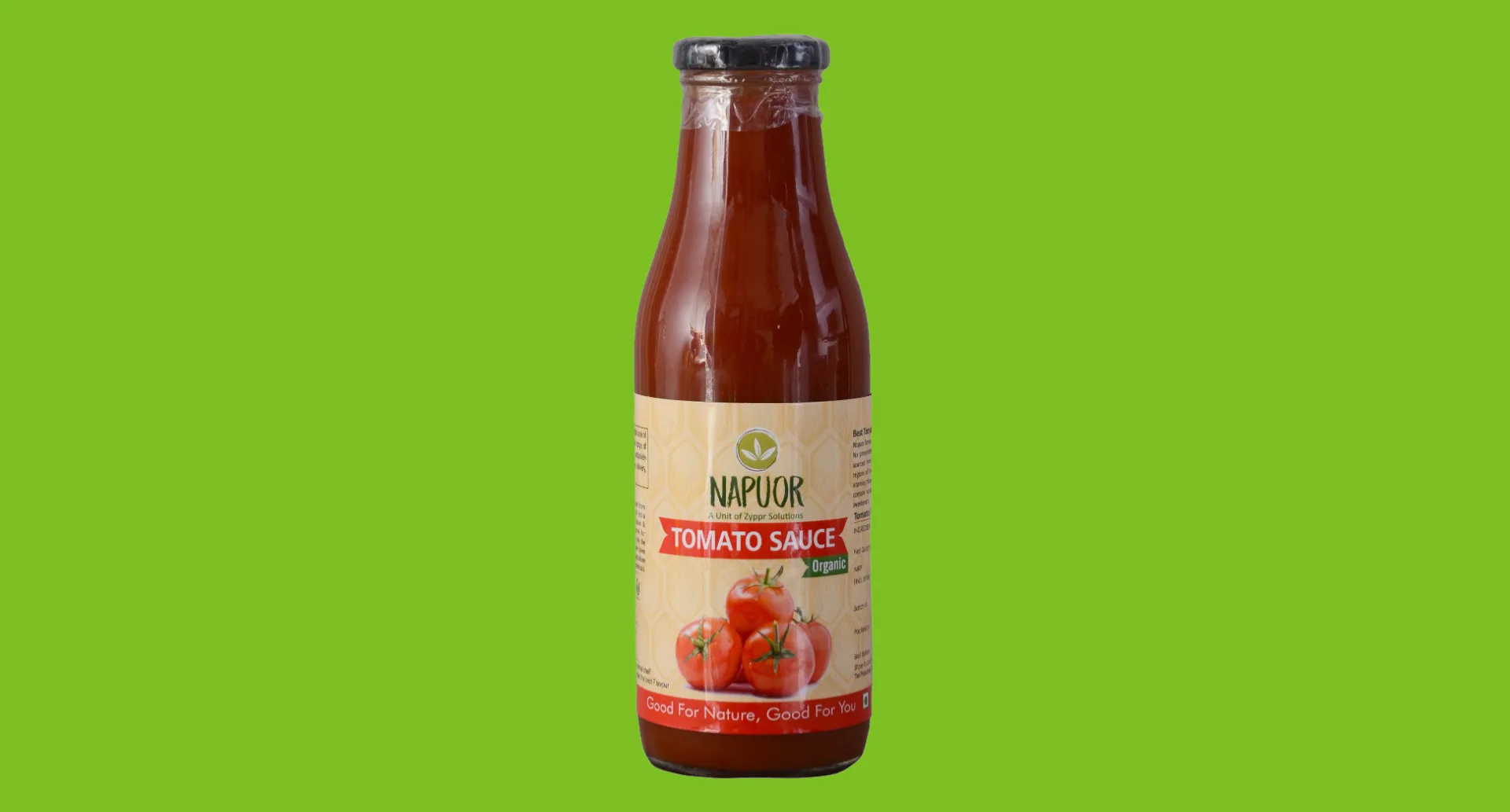 Organic Tomato Sauce NAPUOR Organic Tomato Sauce – Certified Organic , No Preservatives or Chemicals